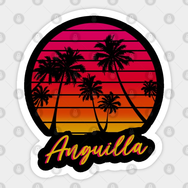 Anguilla Sticker by Space Monkeys NFT